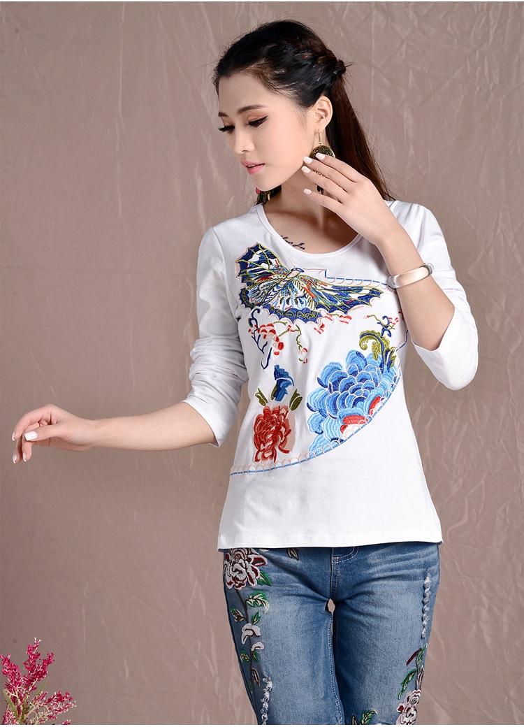 Ethnic Blouse BL2677 White