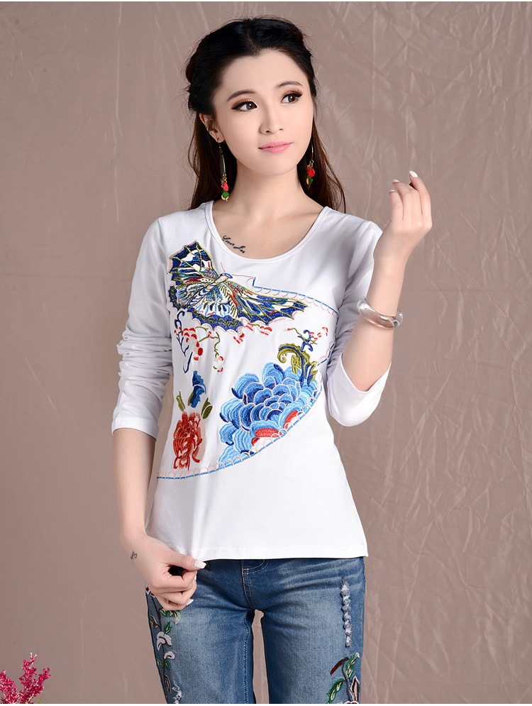 Ethnic Blouse BL2677 White