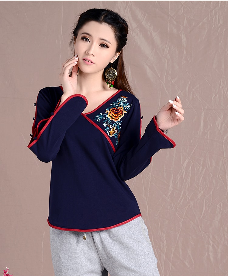 Ethnic Blouse BL2680 Blue