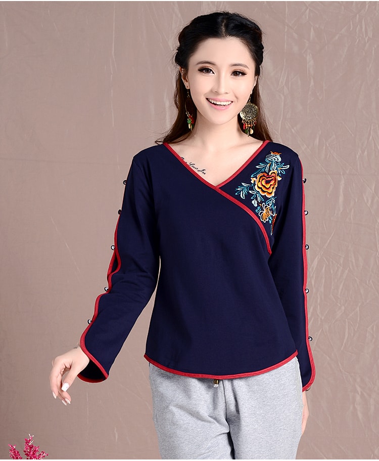 Ethnic Blouse BL2680 Blue