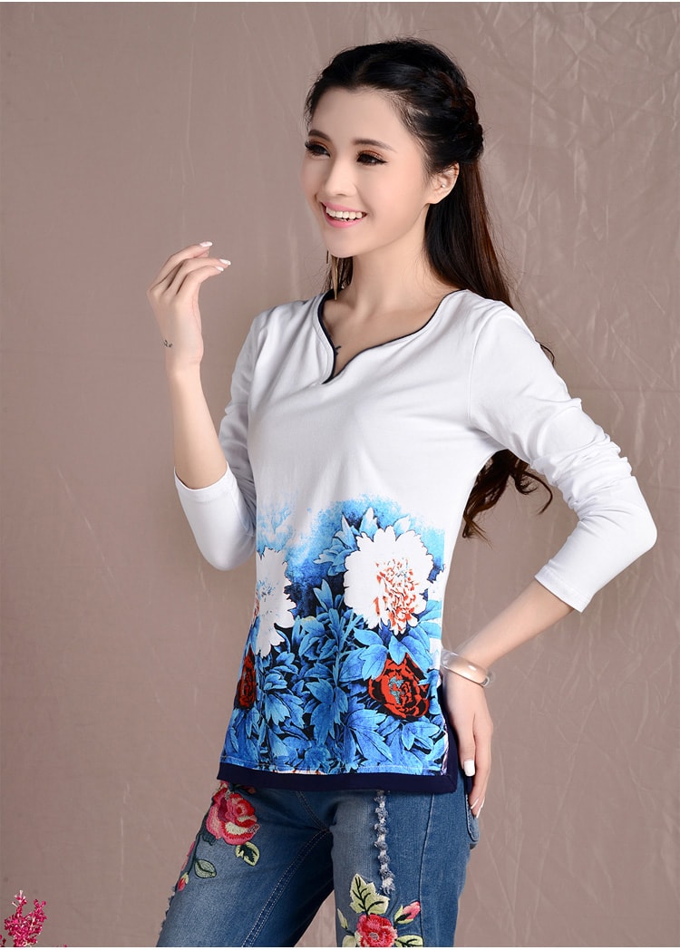 Retro Tshirt BL2683 White