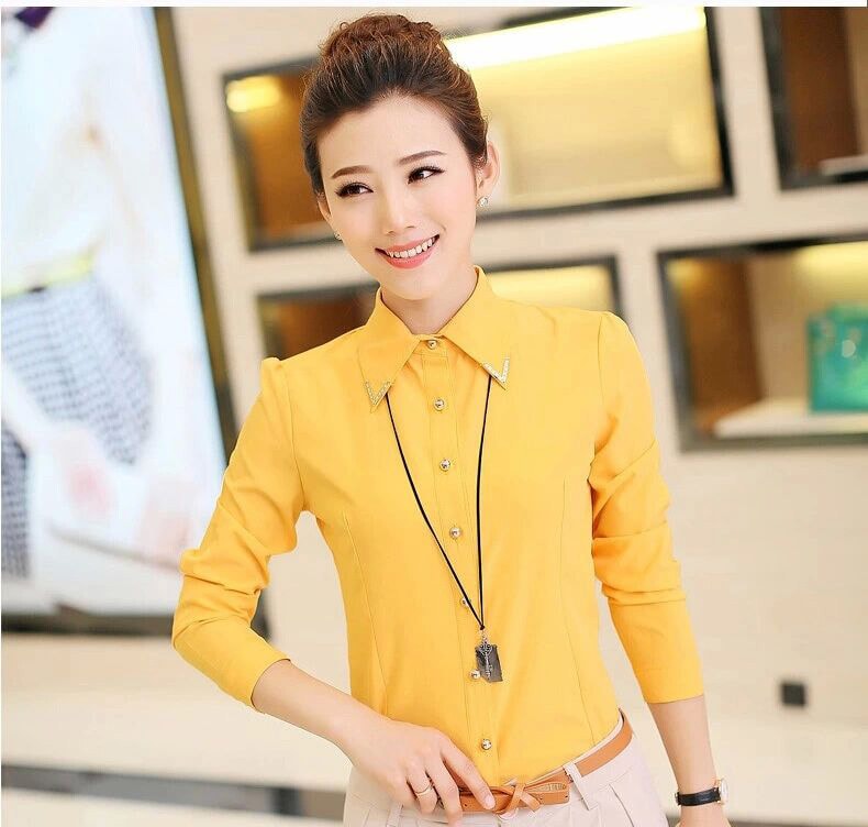 Kemeja BL2691 Dark Yellow