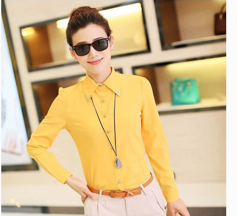 Kemeja BL2691 Dark Yellow