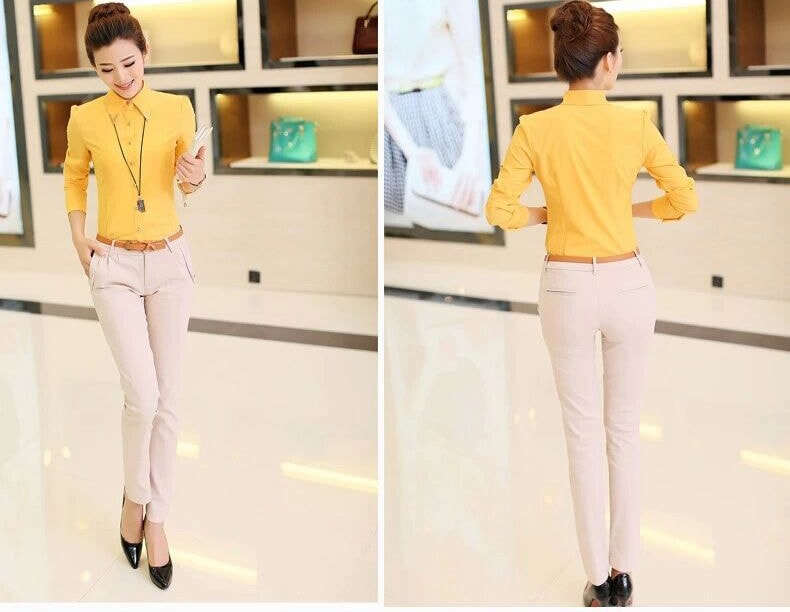 Kemeja BL2691 Dark Yellow