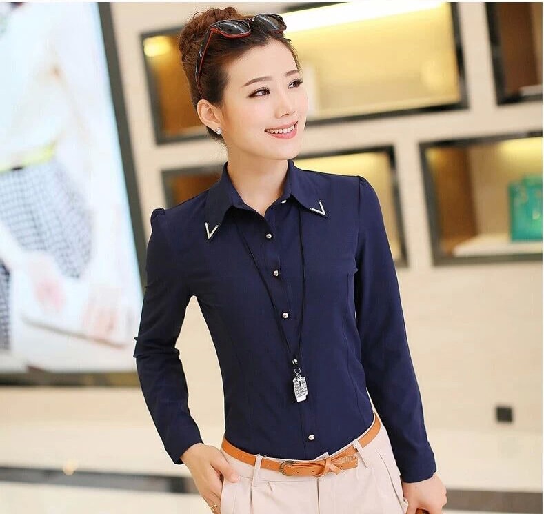 Kemeja BL2693 Dark Blue