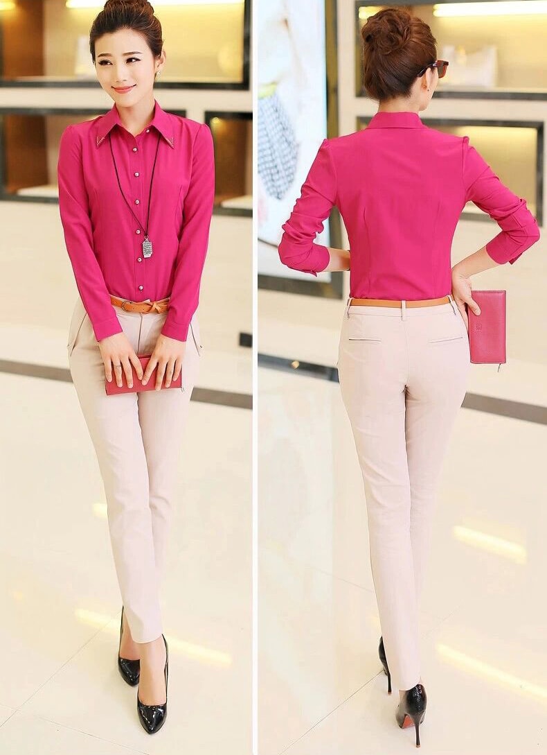 Kemeja BL2699 Pink