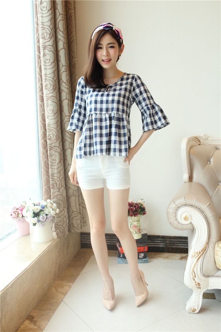 Blouse BL2707 Navy Blue