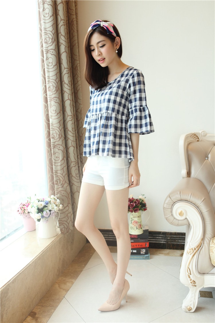 Blouse BL2707 Navy Blue