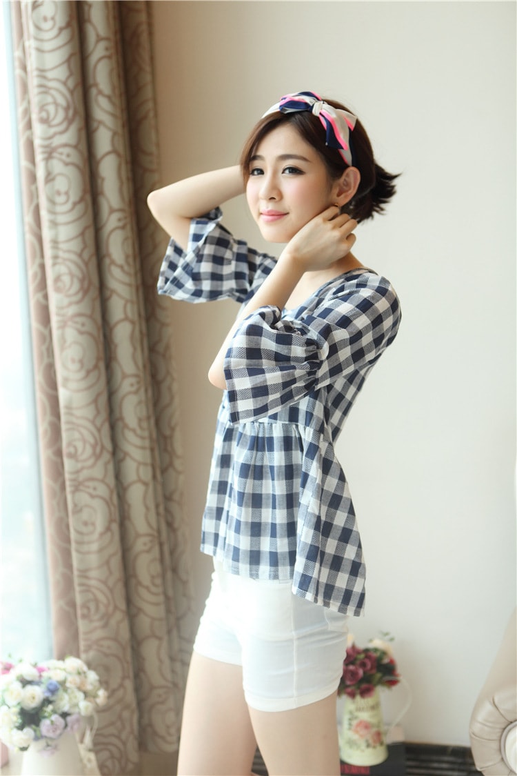 Blouse BL2707 Navy Blue