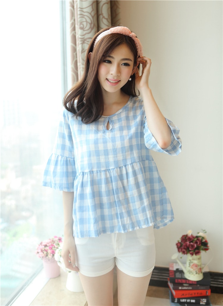 Blouse BL2708 Sky Blue