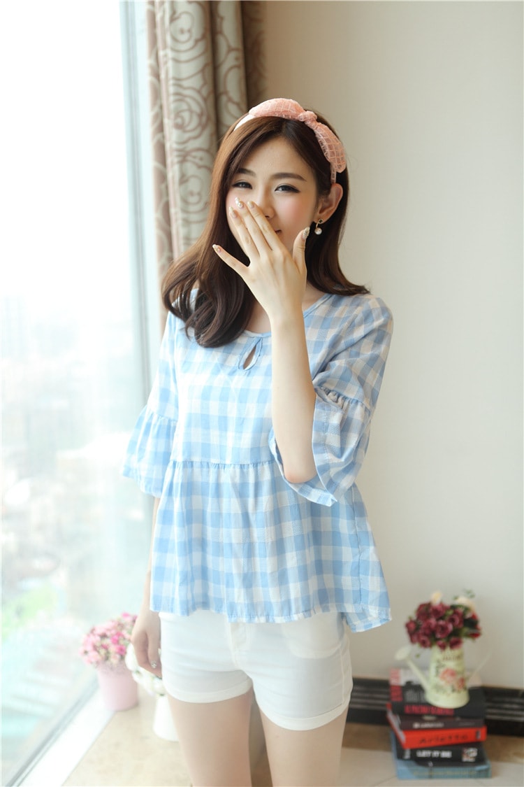 Blouse BL2708 Sky Blue