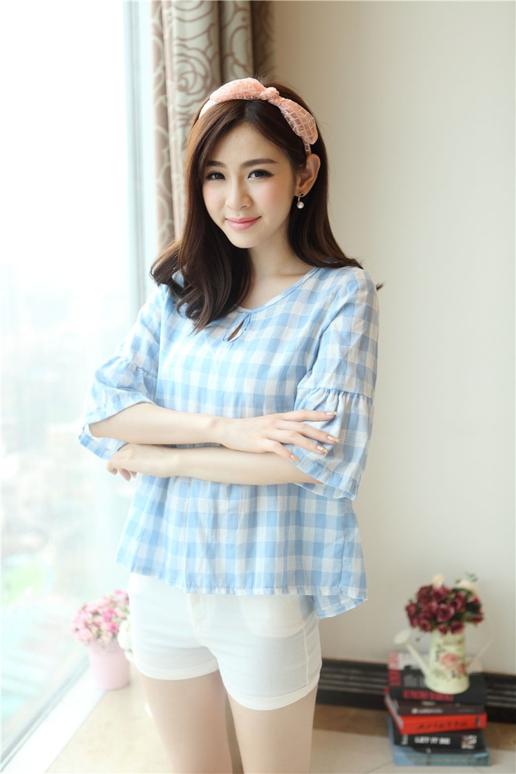 Blouse BL2708 Sky Blue