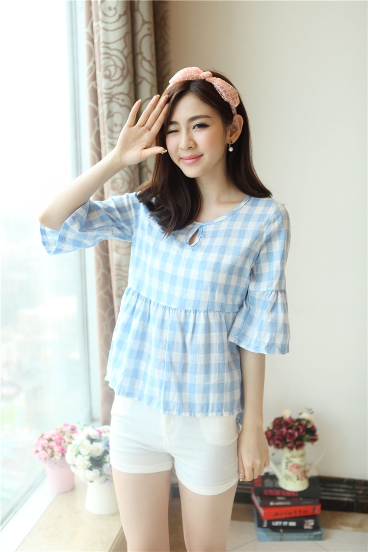 Blouse BL2708 Sky Blue