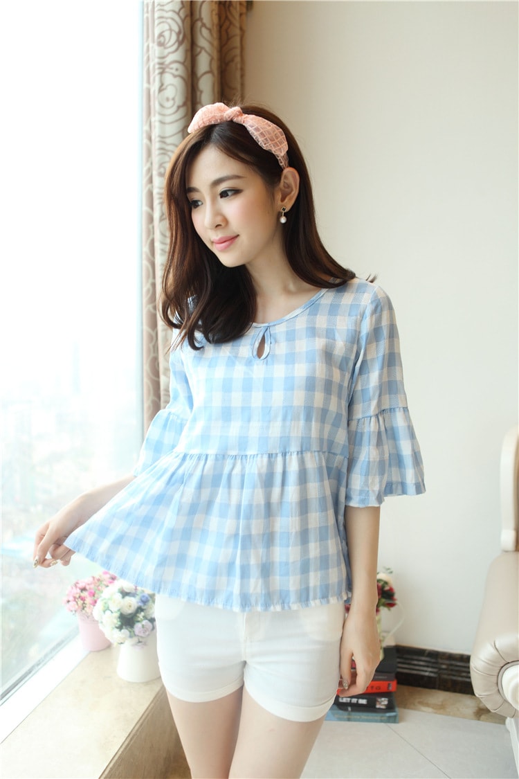 Blouse BL2708 Sky Blue