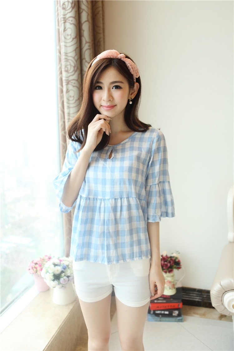 Blouse BL2708 Sky Blue