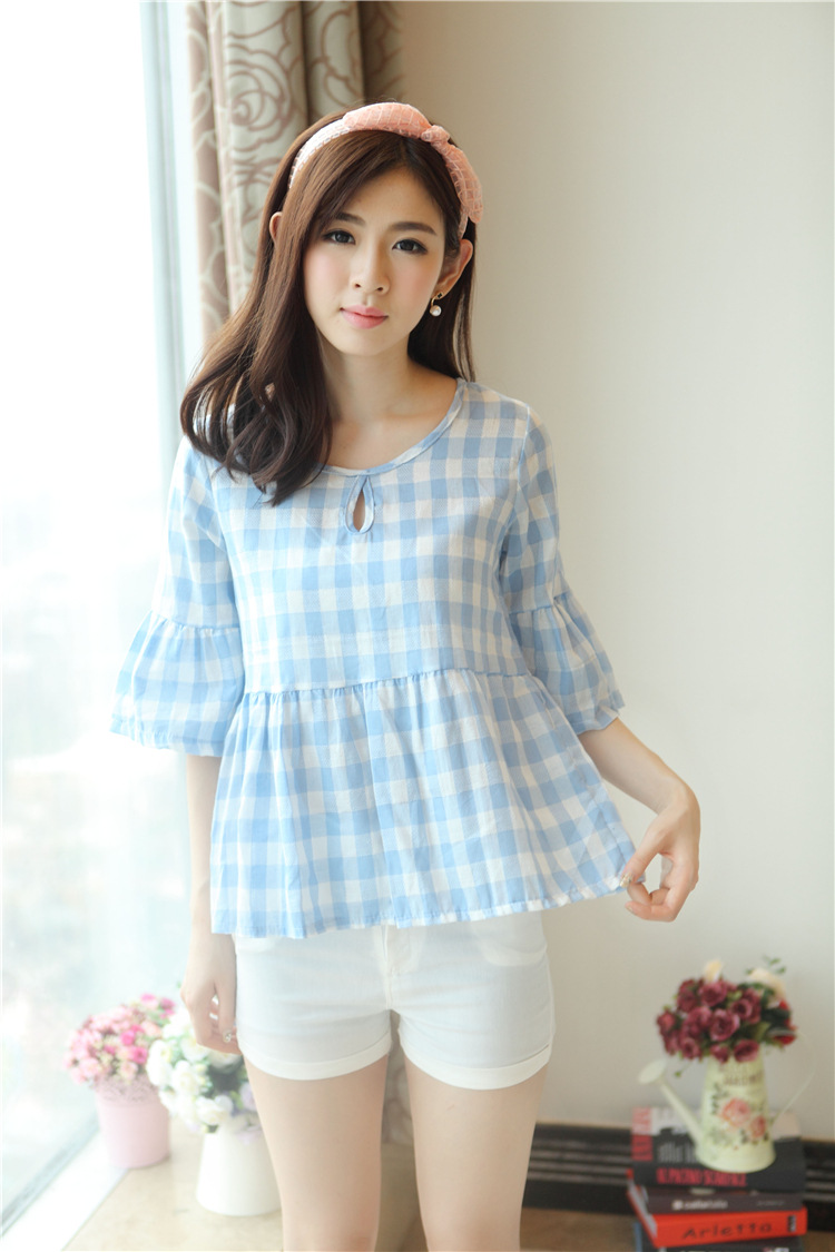 Blouse BL2708 Sky Blue