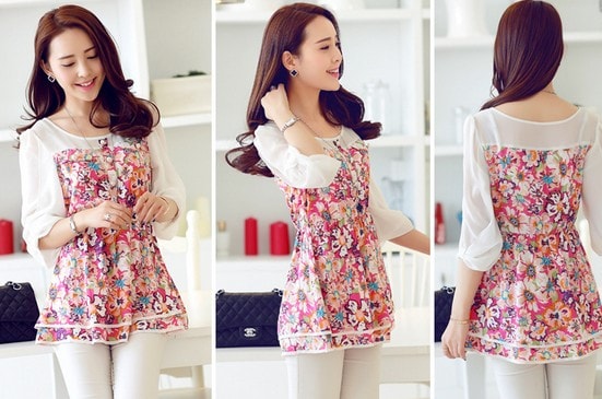 Blouse BL2717 Pink