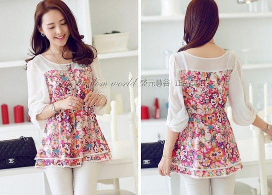 Blouse BL2717 Pink