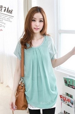 Blouse BL2727 Cyan