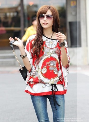 Blouse BL2731 Red