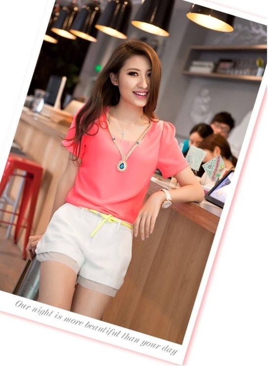 Blouse BL2741 Pink