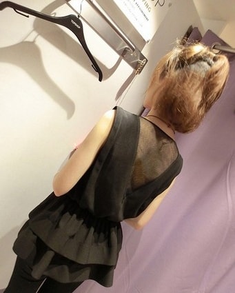 Chiffon Blouse BL2742 Black