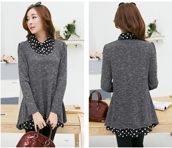 Blouse BL2755 Dark Grey