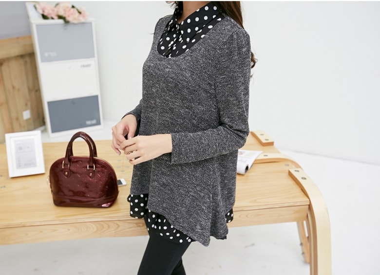 Blouse BL2755 Dark Grey