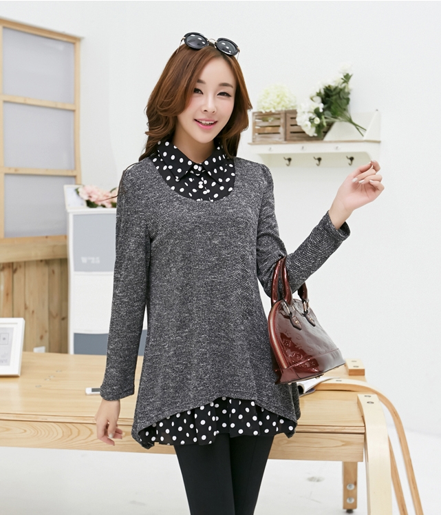 Blouse BL2755 Dark Grey