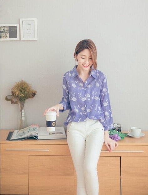 Casual Shirt BL2769 Blue