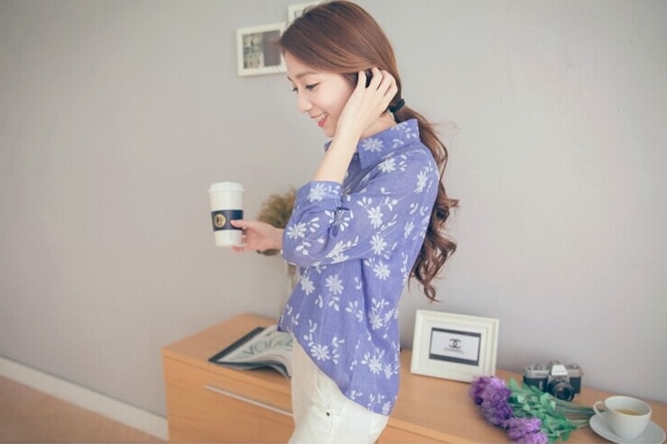 Casual Shirt BL2769 Blue