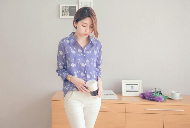 Casual Shirt BL2769 Blue