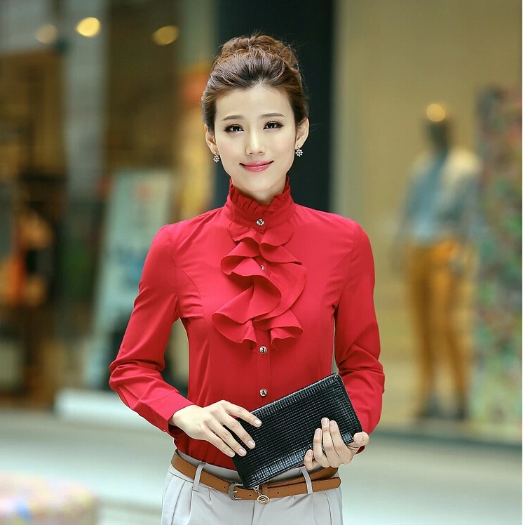 Kemeja Blus BL2780 Red