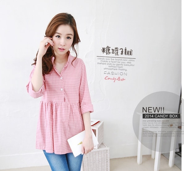 Kemeja BL2783 Pink