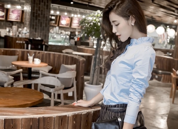 Blouse BL2794 Blue