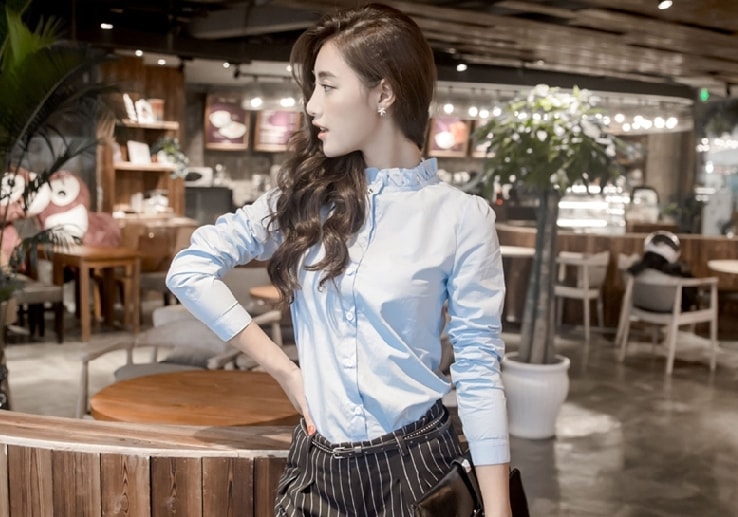 Blouse BL2794 Blue