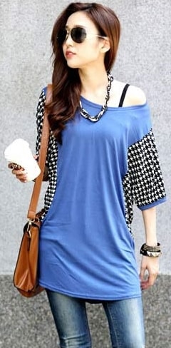 Blouse BL2802 Blue