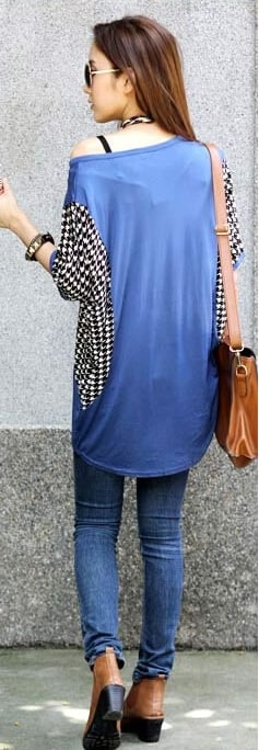 Blouse BL2802 Blue