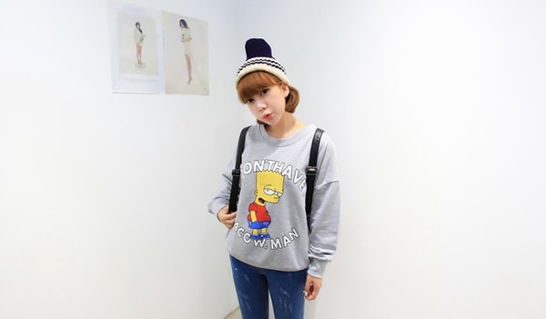 Simpson Sweater BL2803 Gray