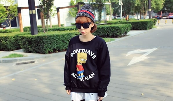 Simpson Sweater BL2804 Black