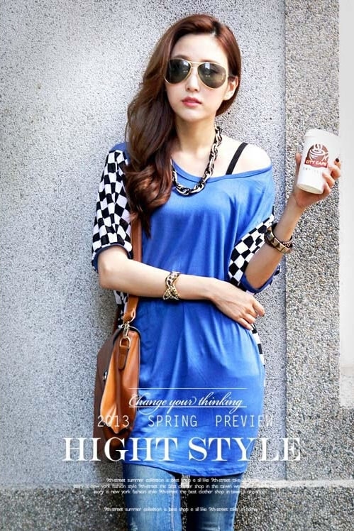 Blouse BL2807 Blue