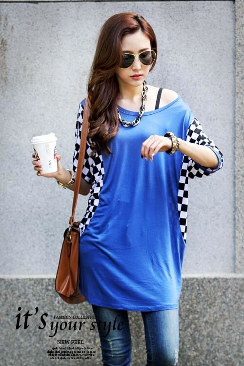 Blouse BL2807 Blue