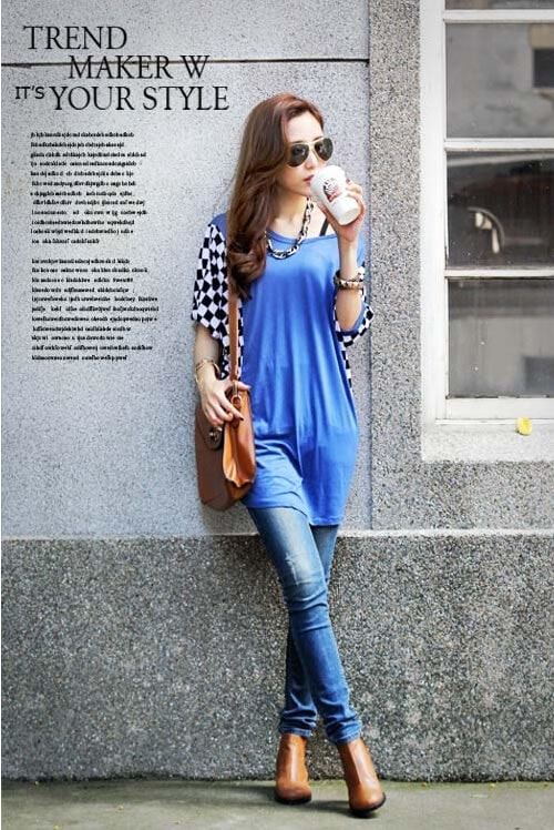 Blouse BL2807 Blue