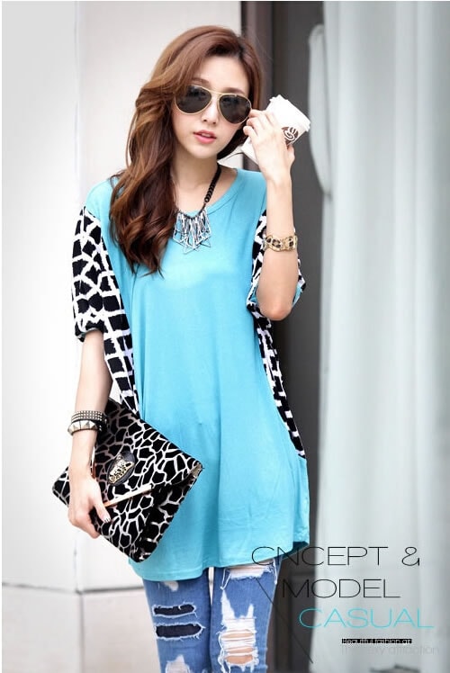 Blouse BL2808 Sky Blue