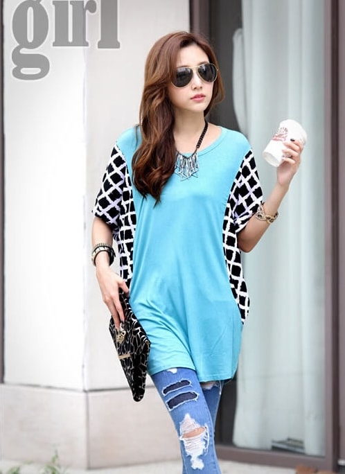 Blouse BL2808 Sky Blue