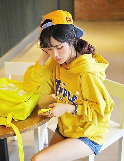 Sweater Hoodie BL2825 Yellow