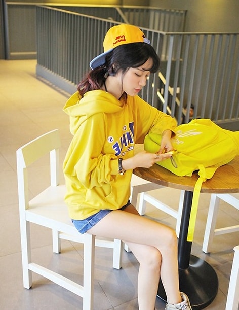 Sweater Hoodie BL2825 Yellow