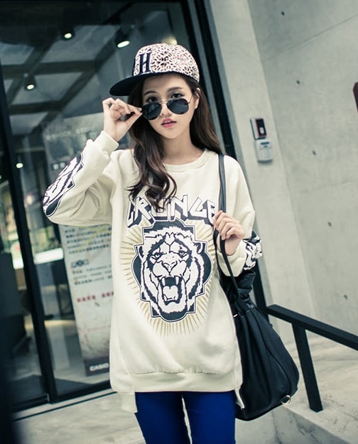 Sweater Korea BL2829 White