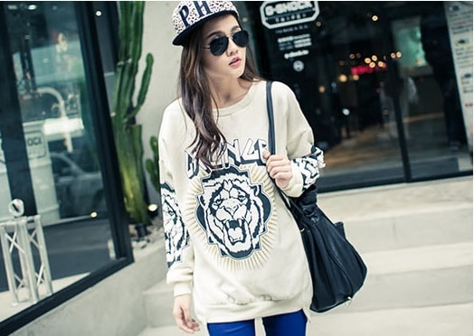 Sweater Korea BL2829 White