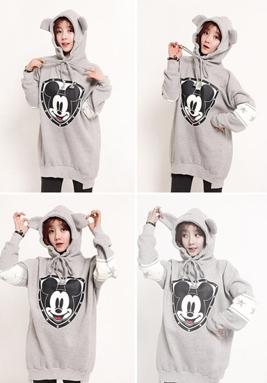 Hoodie Sweater BL2836 Grey